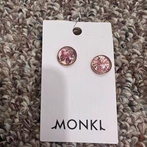 Monki Gold Earrings nwt !